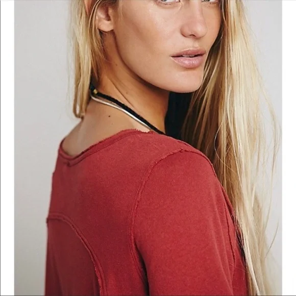 Free People Bonsai Drape Front Tee - Picture 3 of 6